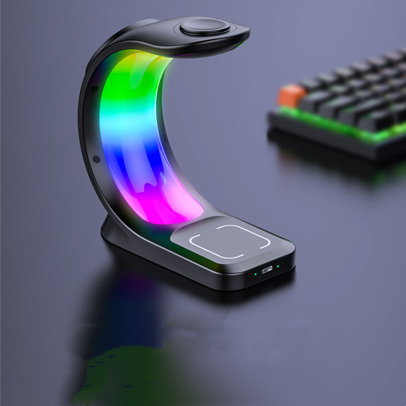 Charge 4-in-1 Magnetic Hub | Space-Saving Charging Station with Touch-Control Mood Light