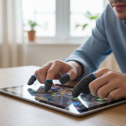 Pro Gaming Finger Sleeves for Screen Touch | Breathable And Sweatproof