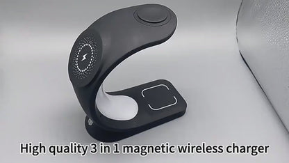 Charge 4-in-1 Magnetic Hub | Space-Saving Charging Station with Touch-Control Mood Light